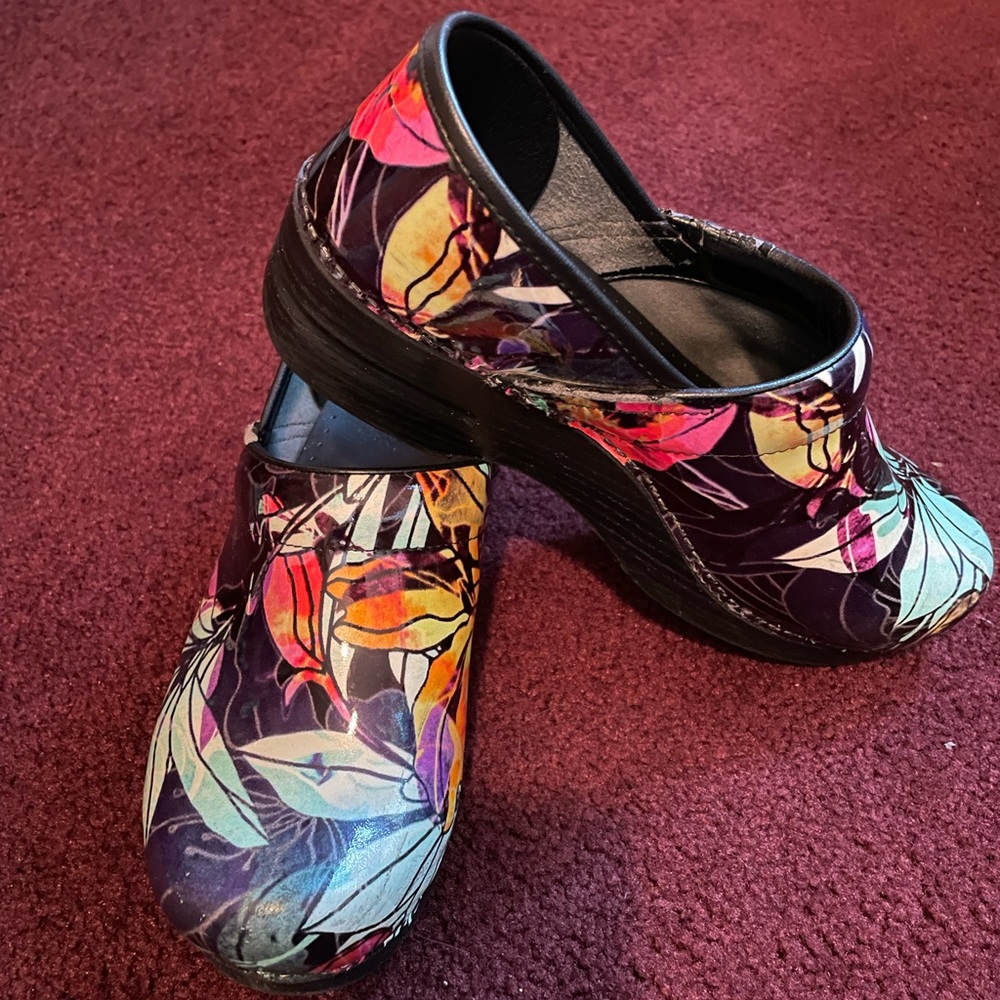 Dansko Multicolor Patterned Clogs - Picture 3 of 8